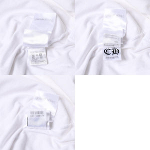 CHROME HEARTS クロムハーツ 長袖Tシャツ サイズL CHプラス スクロールラベル ホワイト ブラック プリント 美品 中古 4a008905