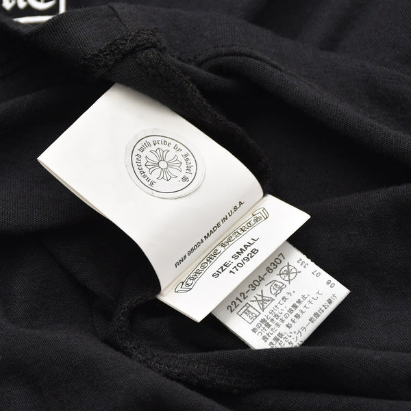 極美品 CHROME HEARTS × MATTY BOY クロムハーツ マッティボーイ Out of Vogue LS Tee T-Shirt 長袖シャツ ロングスリーブT ブラック 中古 4a008426