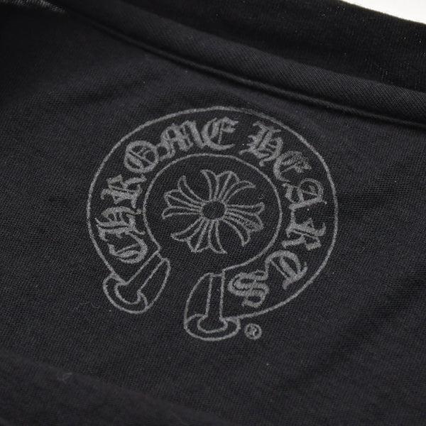 極美品 CHROME HEARTS × MATTY BOY クロムハーツ マッティボーイ Out of Vogue LS Tee T-Shirt 長袖シャツ ロングスリーブT ブラック 中古 4a008426