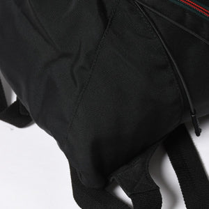 極美品 GUCCI グッチ シェリーライン バックパック リュック 122348 203998 キャンバス ナイロン ブラック グリーン レッド 中古 4a008398