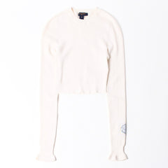 LOUIS VUITTON Louis Vuitton 24SS High Neck Cropped Knit RW241WW CWO FQKL05 Ivory Size XS Excellent Condition Used 4a008966