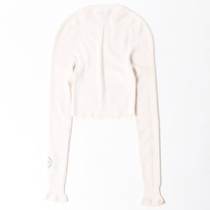 LOUIS VUITTON Louis Vuitton 24SS High Neck Cropped Knit RW241WW CWO FQKL05 Ivory Size XS Excellent Condition Used 4a008966