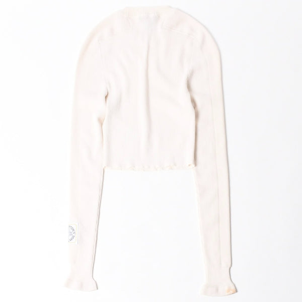 LOUIS VUITTON Louis Vuitton 24SS High Neck Cropped Knit RW241WW CWO FQKL05 Ivory Size XS Excellent Condition Used 4a008966
