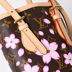 New and unused LOUIS VUITTON × Takashi Murakami Nano Bucket Monogram 2WAY Shoulder Bag M13417 Brown Gold Hardware Used 4a009042