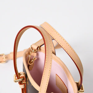 New and unused LOUIS VUITTON × Takashi Murakami Nano Bucket Monogram 2WAY Shoulder Bag M13417 Brown Gold Hardware Used 4a009042