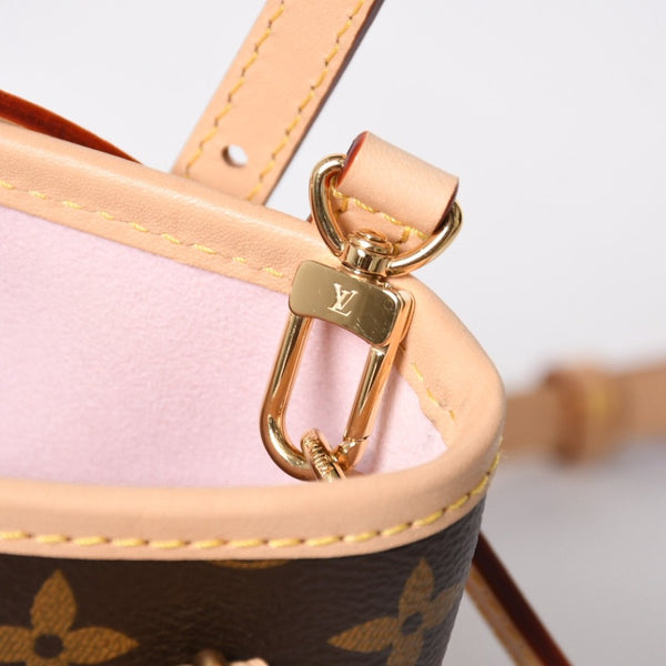 New and unused LOUIS VUITTON × Takashi Murakami Nano Bucket Monogram 2WAY Shoulder Bag M13417 Brown Gold Hardware Used 4a009042