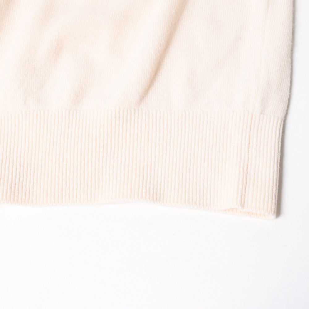 Very good condition CHANEL Knit Pharrell Williams Cocomark LA PAUSA P60447K46038 Wool Cashmere Ivory Size 42 Used 4a008977