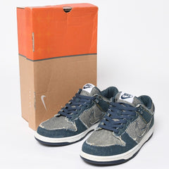 新品同様 ナイキ NIKE 304714-441 DUNK LOW CL DENIM サイズ:27.5cm デニムダンクスニーカー インディゴ調 中古 4a008558