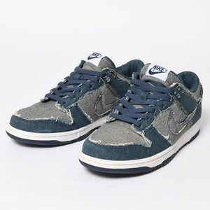 新品同様 ナイキ NIKE 304714-441 DUNK LOW CL DENIM サイズ:27.5cm デニムダンクスニーカー インディゴ調 中古 4a008558