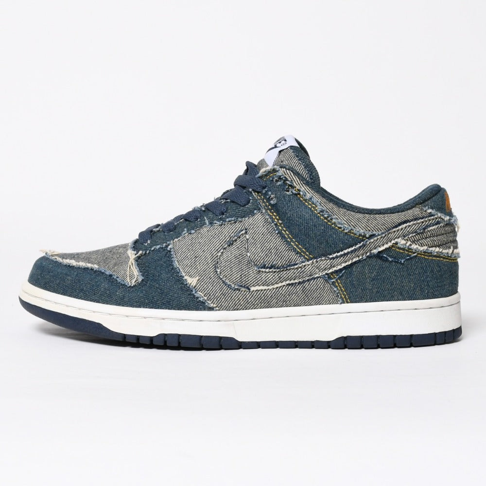 Like new Nike 304714-441 DUNK LOW CL DENIM Size:27.5cm Denim dunk sneakers Indigo style Used 4a008558