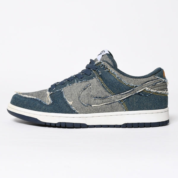 新品同様 ナイキ NIKE 304714-441 DUNK LOW CL DENIM サイズ:27.5cm デニムダンクスニーカー インディゴ調 中古 4a008558