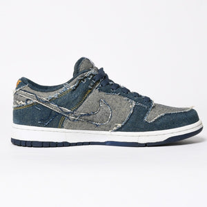 新品同様 ナイキ NIKE 304714-441 DUNK LOW CL DENIM サイズ:27.5cm デニムダンクスニーカー インディゴ調 中古 4a008558