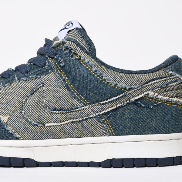 新品同様 ナイキ NIKE 304714-441 DUNK LOW CL DENIM サイズ:27.5cm デニムダンクスニーカー インディゴ調 中古 4a008558