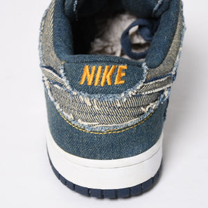 新品同様 ナイキ NIKE 304714-441 DUNK LOW CL DENIM サイズ:27.5cm デニムダンクスニーカー インディゴ調 中古 4a008558