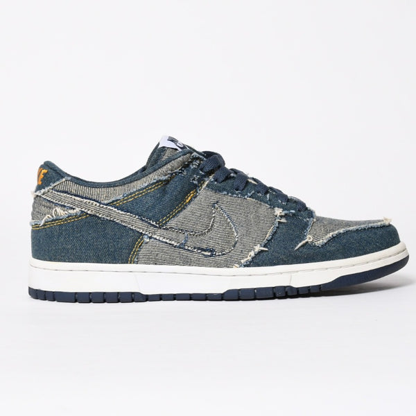 新品同様 ナイキ NIKE 304714-441 DUNK LOW CL DENIM サイズ:27.5cm デニムダンクスニーカー インディゴ調 中古 4a008558