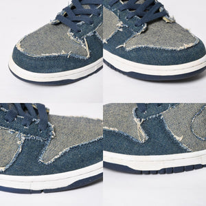 新品同様 ナイキ NIKE 304714-441 DUNK LOW CL DENIM サイズ:27.5cm デニムダンクスニーカー インディゴ調 中古 4a008558