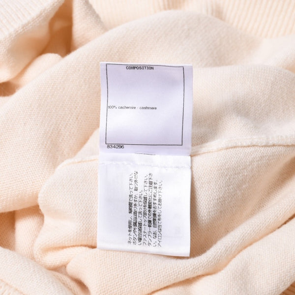 Very good condition CHANEL Knit Pharrell Williams Cocomark LA PAUSA P60447K46038 Wool Cashmere Ivory Size 42 Used 4a008977