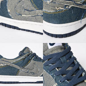 新品同様 ナイキ NIKE 304714-441 DUNK LOW CL DENIM サイズ:27.5cm デニムダンクスニーカー インディゴ調 中古 4a008558
