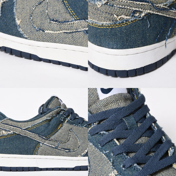 新品同様 ナイキ NIKE 304714-441 DUNK LOW CL DENIM サイズ:27.5cm デニムダンクスニーカー インディゴ調 中古 4a008558