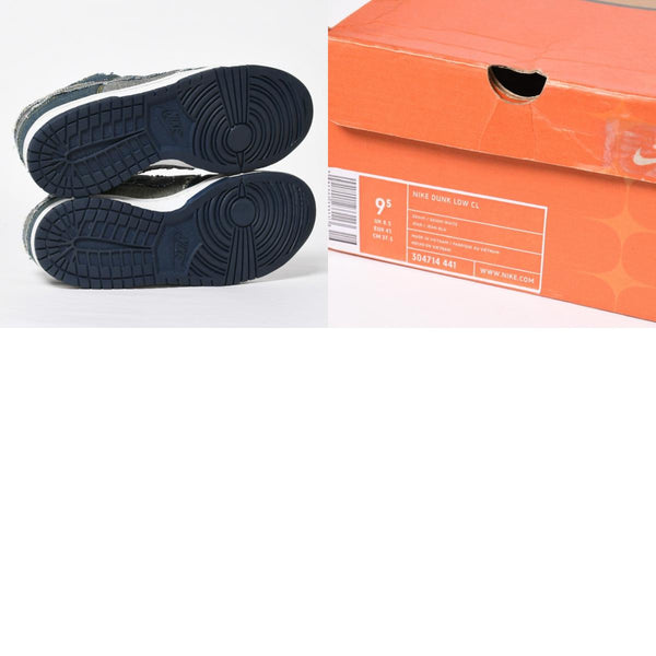 新品同様 ナイキ NIKE 304714-441 DUNK LOW CL DENIM サイズ:27.5cm デニムダンクスニーカー インディゴ調 中古 4a008558
