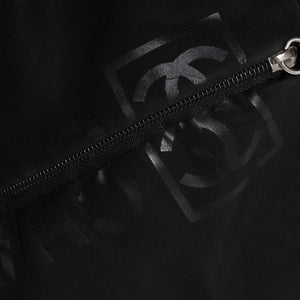 CHANEL CHANEL Sports Line Shoulder Bag A26709 No. 9 Black Neon Yellow Coco Mark Silver Hardware Good Condition Used 4a009031