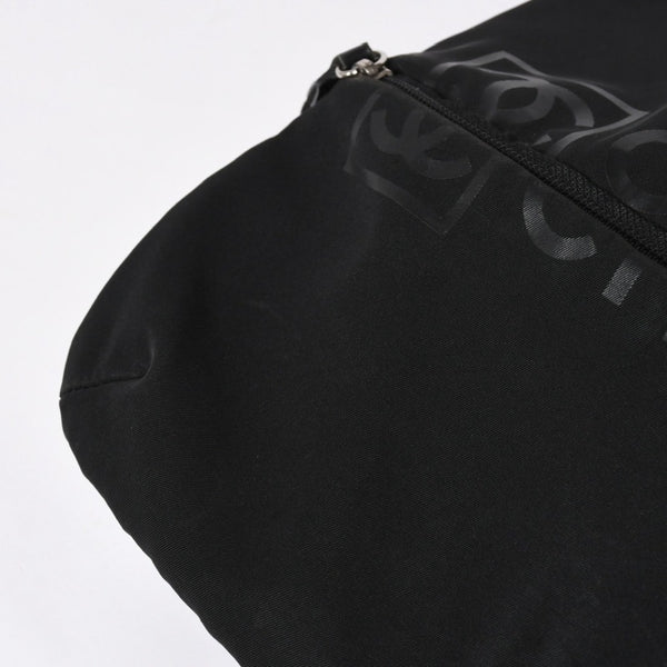 CHANEL CHANEL Sports Line Shoulder Bag A26709 No. 9 Black Neon Yellow Coco Mark Silver Hardware Good Condition Used 4a009031