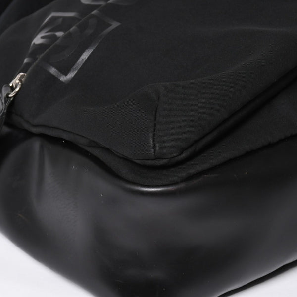 CHANEL CHANEL Sports Line Shoulder Bag A26709 No. 9 Black Neon Yellow Coco Mark Silver Hardware Good Condition Used 4a009031