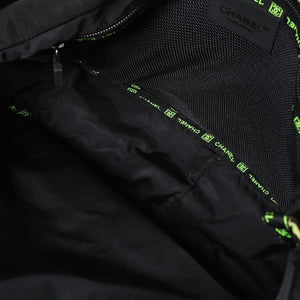 CHANEL CHANEL Sports Line Shoulder Bag A26709 No. 9 Black Neon Yellow Coco Mark Silver Hardware Good Condition Used 4a009031