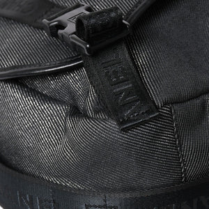 Very Good Condition CHANEL CHANEL Sports Line Messenger Bag No. 10 Coco Mark Glitter Canvas Black Used 4a009046