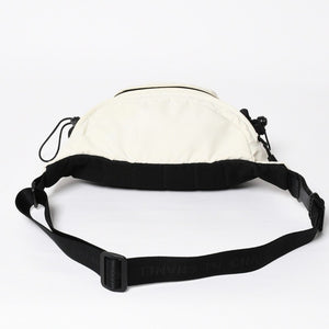 CHANEL Sports Line Waist Bag Body Bag No. 8 Coco Mark Nylon Ivory Silver Hardware Good Condition Used 4a009028