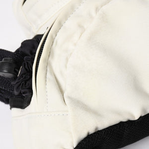 CHANEL Sports Line Waist Bag Body Bag No. 8 Coco Mark Nylon Ivory Silver Hardware Good Condition Used 4a009028