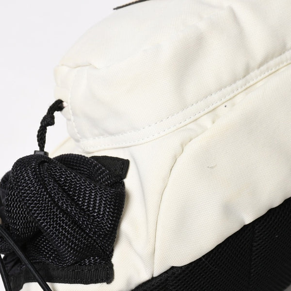 CHANEL Sports Line Waist Bag Body Bag No. 8 Coco Mark Nylon Ivory Silver Hardware Good Condition Used 4a009028
