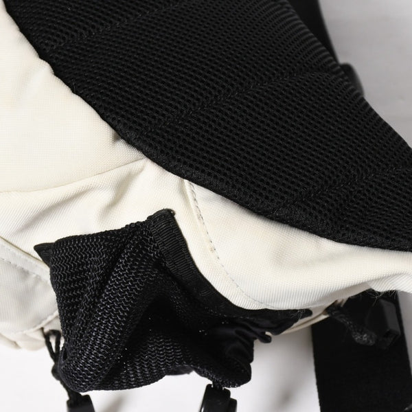 CHANEL Sports Line Waist Bag Body Bag No. 8 Coco Mark Nylon Ivory Silver Hardware Good Condition Used 4a009028
