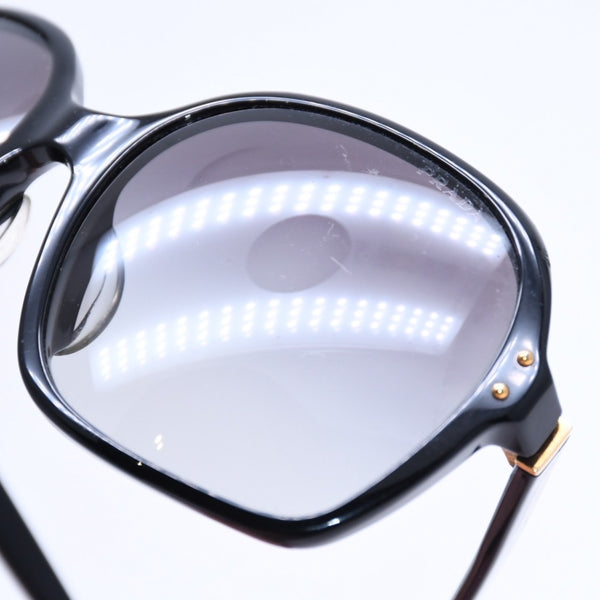 PRADA プラダ Sunglasses サングラス アイウェア SPR 17M-A サイズ59□18 ブラック ゴールド金具 美品 中古 4a008454
