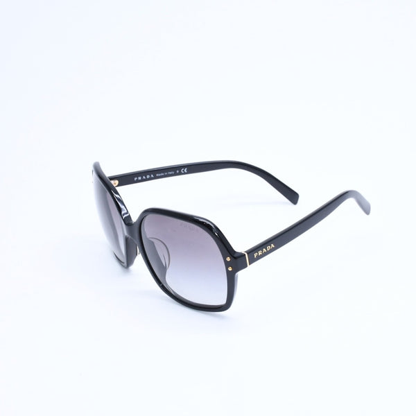 PRADA プラダ Sunglasses サングラス アイウェア SPR 17M-A サイズ59□18 ブラック ゴールド金具 美品 中古 4a008454
