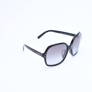 PRADA プラダ Sunglasses サングラス アイウェア SPR 17M-A サイズ59□18 ブラック ゴールド金具 美品 中古 4a008454