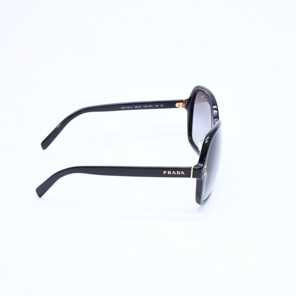 PRADA プラダ Sunglasses サングラス アイウェア SPR 17M-A サイズ59□18 ブラック ゴールド金具 美品 中古 4a008454