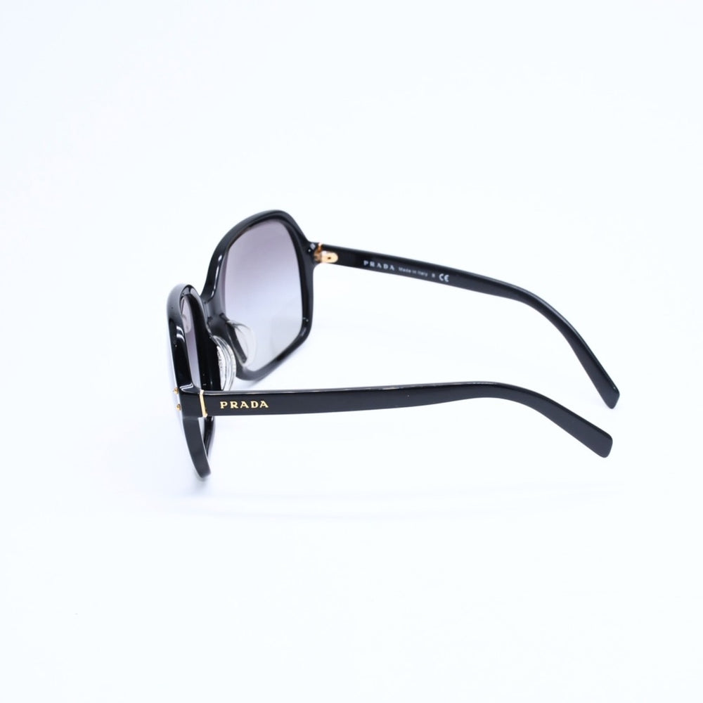 PRADA プラダ Sunglasses サングラス アイウェア SPR 17M-A サイズ59□18 ブラック ゴールド金具 美品 中古 4a008454