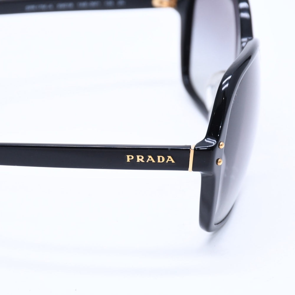 PRADA プラダ Sunglasses サングラス アイウェア SPR 17M-A サイズ59□18 ブラック ゴールド金具 美品 中古 4a008454