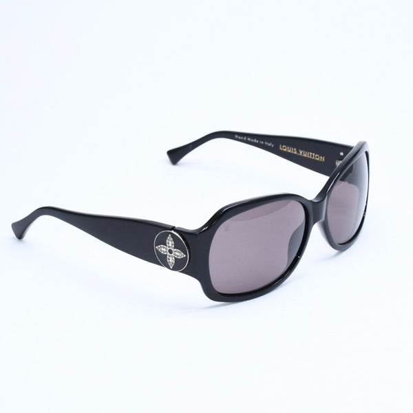 LOUIS VUITTON ルイヴィトン ウルスラストラス サングラス Z0145E アセテート ラインストーン ブラック シルバー金具 サイズ62◻︎15 美品 中古 4a008481