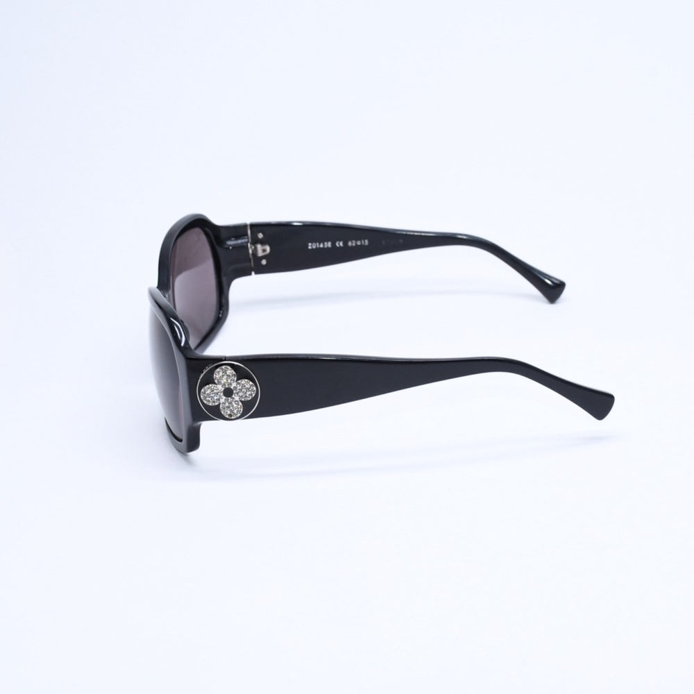 LOUIS VUITTON ルイヴィトン ウルスラストラス サングラス Z0145E アセテート ラインストーン ブラック シルバー金具 サイズ62◻︎15 美品 中古 4a008481