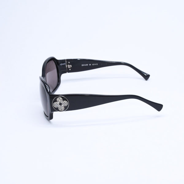 LOUIS VUITTON ルイヴィトン ウルスラストラス サングラス Z0145E アセテート ラインストーン ブラック シルバー金具 サイズ62◻︎15 美品 中古 4a008481