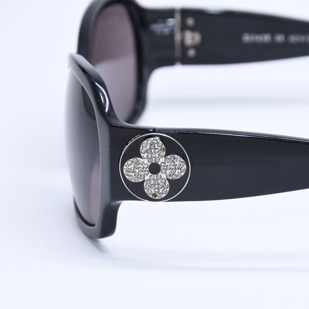 LOUIS VUITTON ルイヴィトン ウルスラストラス サングラス Z0145E アセテート ラインストーン ブラック シルバー金具 サイズ62◻︎15 美品 中古 4a008481