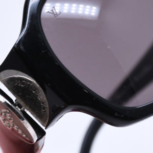 LOUIS VUITTON ルイヴィトン ウルスラストラス サングラス Z0145E アセテート ラインストーン ブラック シルバー金具 サイズ62◻︎15 美品 中古 4a008481