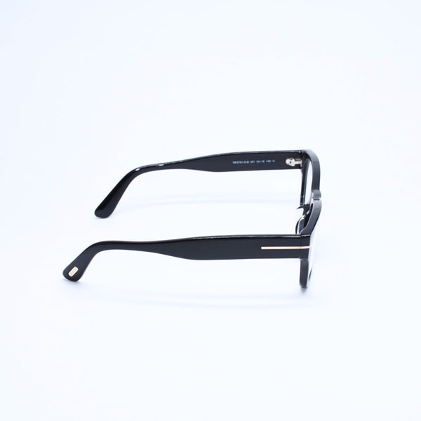 新品同様 TOM FORD トムフォード スクエア メガネ 日本企画モデル TF5781-D-B アセテート ブラック サイズ54◻︎18 中古 4a008469