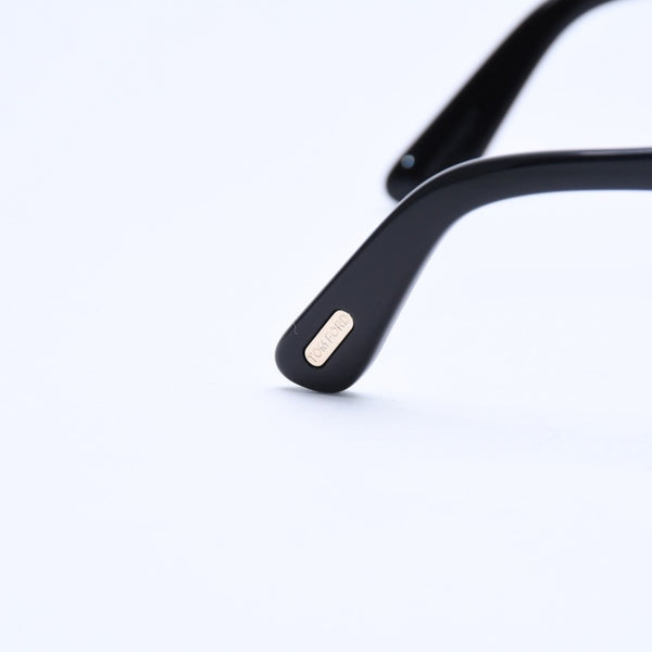 新品同様 TOM FORD トムフォード スクエア メガネ 日本企画モデル TF5781-D-B アセテート ブラック サイズ54◻︎18 中古 4a008469