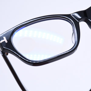 新品同様 TOM FORD トムフォード スクエア メガネ 日本企画モデル TF5781-D-B アセテート ブラック サイズ54◻︎18 中古 4a008469