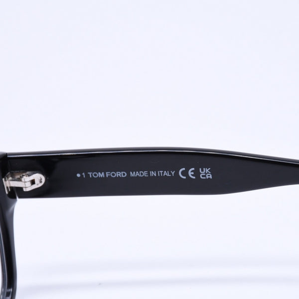 新品同様 TOM FORD トムフォード スクエア メガネ 日本企画モデル TF5781-D-B アセテート ブラック サイズ54◻︎18 中古 4a008469