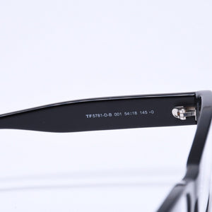 新品同様 TOM FORD トムフォード スクエア メガネ 日本企画モデル TF5781-D-B アセテート ブラック サイズ54◻︎18 中古 4a008469