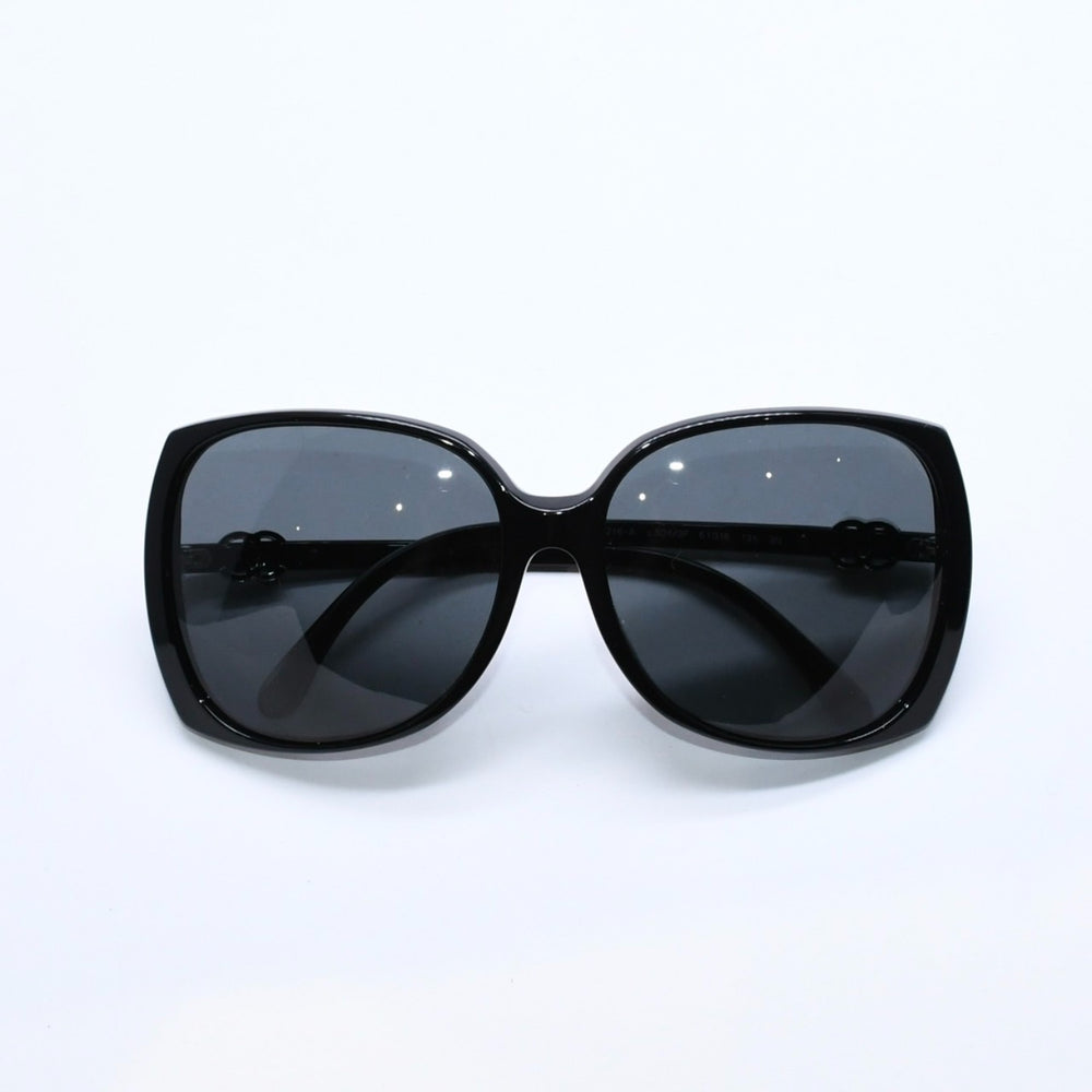 CHANEL シャネル サングラス アイウェア 5216-A c.501/3F サイズ61□16 135 ココマーク ブラック 美品 中古 4a008434